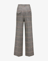 Brick Check "Marlene" Pants