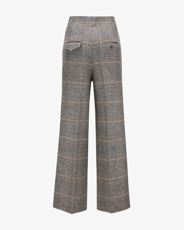Brick Check "Marlene" Pants