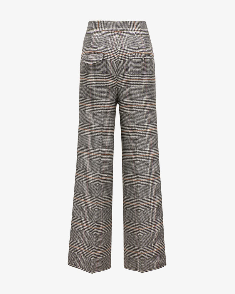 Brick Check "Marlene" Pants