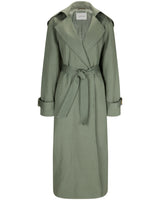 <transcy>Oversize trench coat "Kate" - Sage</transcy>
