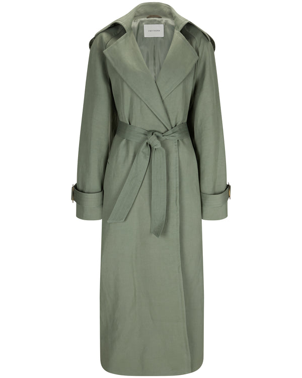 Oversize-Trenchcoat "Kate" - Sage