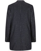 Black needle stripe Blazer "Coco"