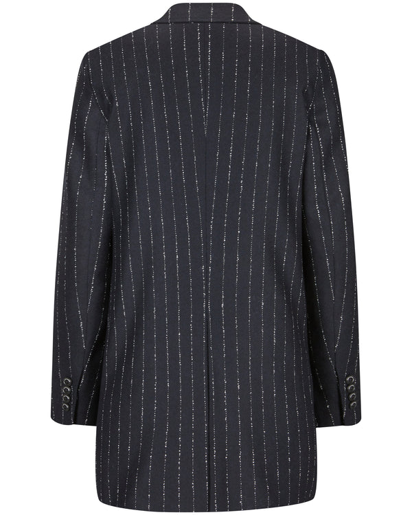 Black needle stripe Blazer "Coco"