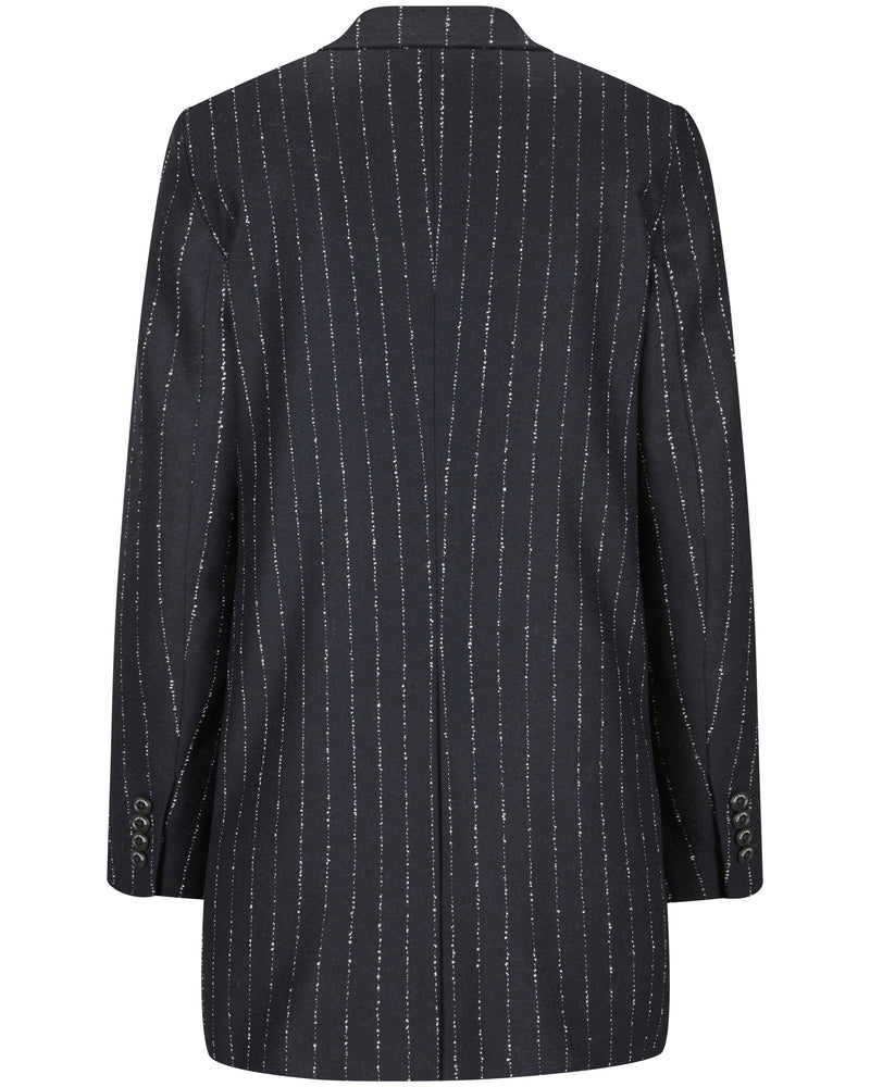 Black needle stripe Blazer "Coco"