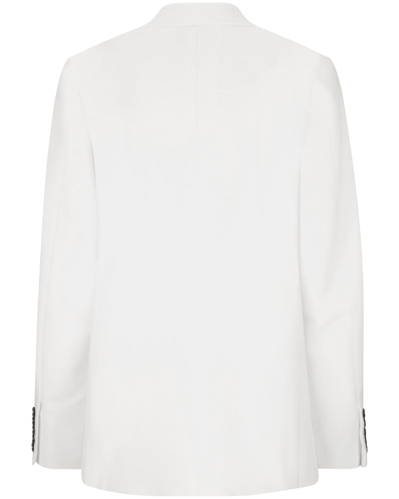 <transcy>Double-breasted cashmere blazer "Grace" - White</transcy>
