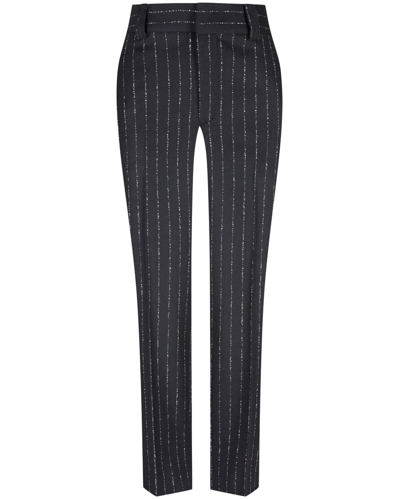 Black needle stripe Pants "Coco"