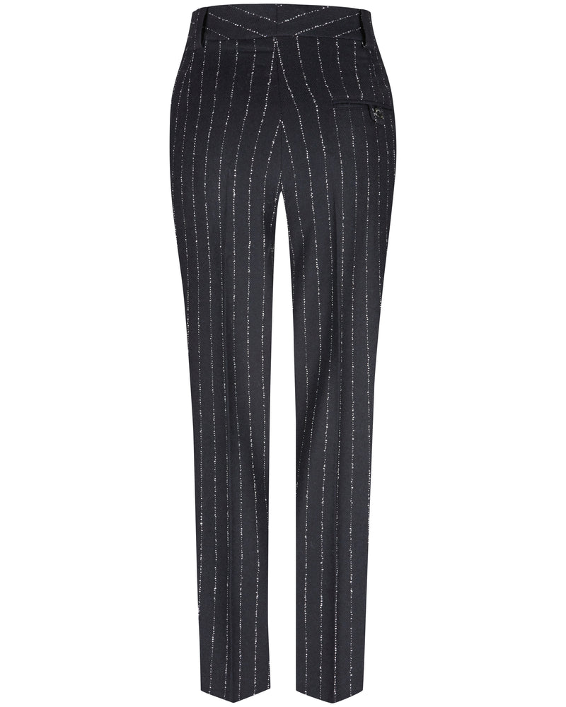 Black needle stripe Pants "Coco"