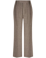 Wool Pants "Marlene" - Brown