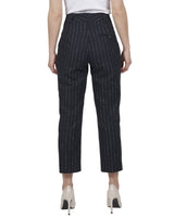 Black needle stripe Pants "Coco"