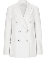 <transcy>Double-breasted cashmere blazer "Grace" - White</transcy>