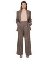 Wool Pants "Marlene" - Brown