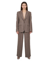 Wool Pants "Marlene" - Brown