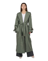 <transcy>Oversize trench coat "Kate" - Sage</transcy>