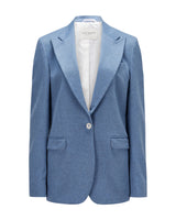 Cashmere Blazer "Marlene" - Blue
