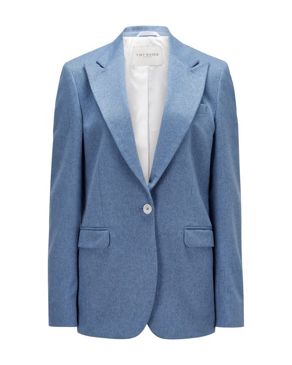 Cashmere Blazer "Marlene" - Blue