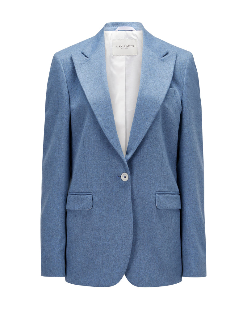 Cashmere Blazer "Marlene" - Blue