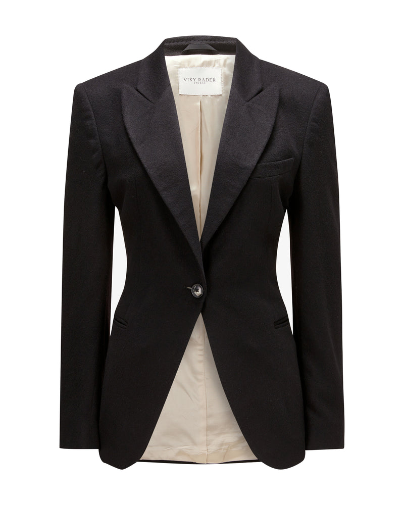 Cashmere Blazer "Naomi" - Black