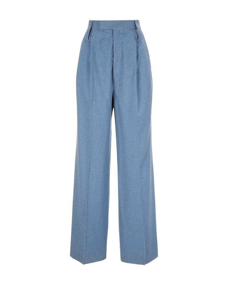 Cashmere Pants "Marlene" - Blue