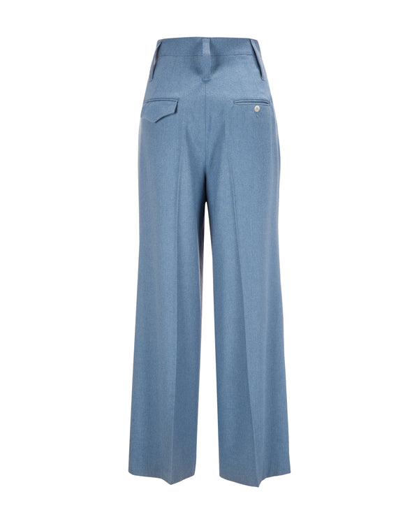 Cashmere Pants "Marlene" - Blue