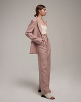 Linen Blazer "Marlene" - Dusty Pink
