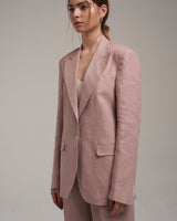 Linen Blazer "Marlene" - Dusty Pink