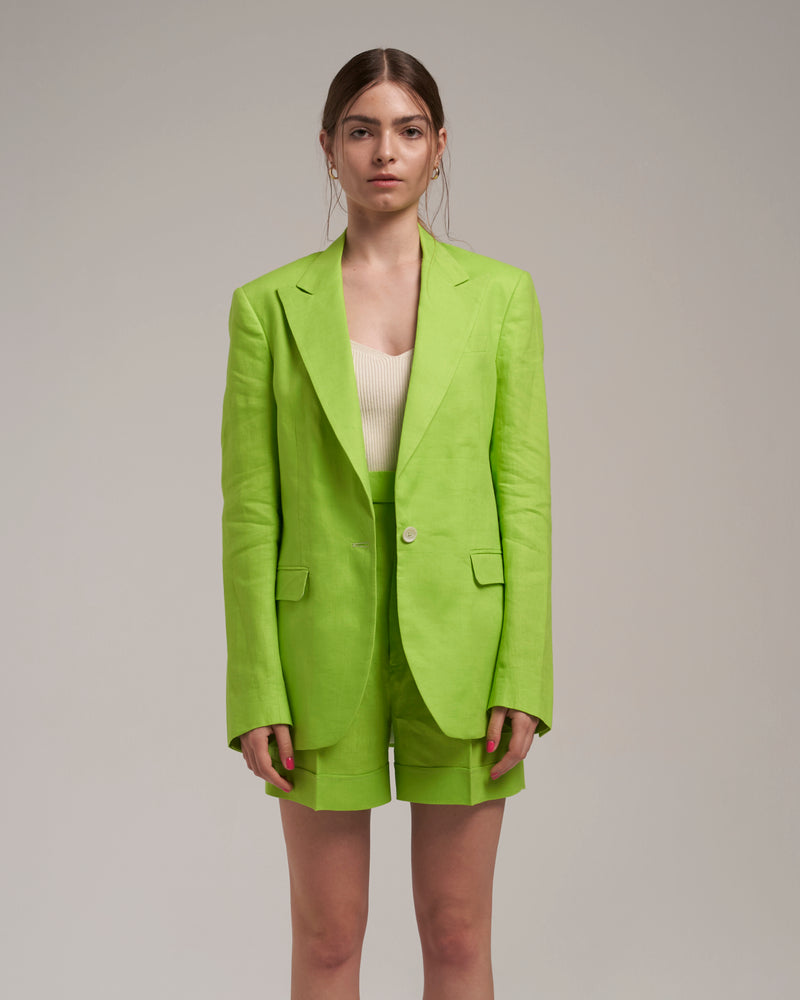 Linen Blazer "Marlene" - Lime