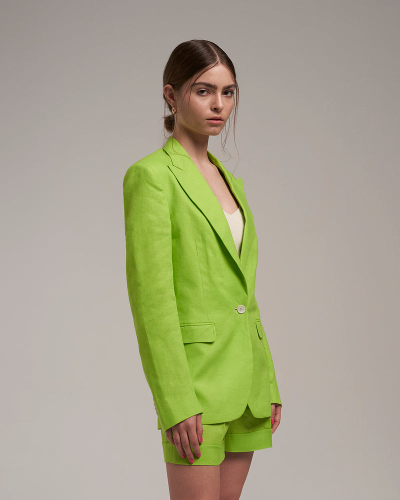 Linen Blazer "Marlene" - Lime