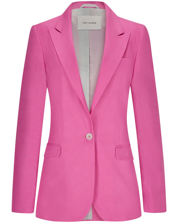 Linen Blazer "Marlene" - Peonie