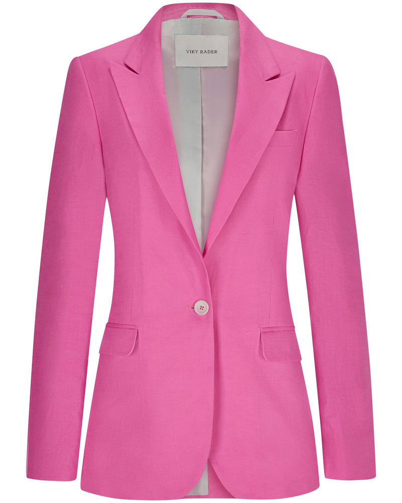 Linen Blazer "Marlene" - Peonie
