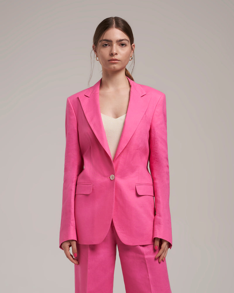 Linen Blazer "Marlene" - Peonie
