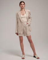 Linen Blazer "Marlene" - Sand