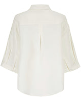 Palazzo Blouse "Brigitte" - Vanilla