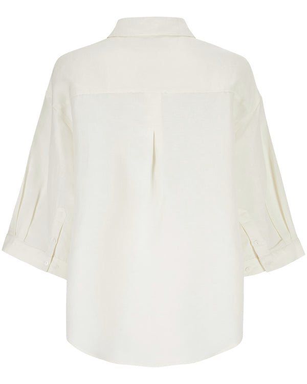 Palazzo Blouse "Brigitte" - Vanilla