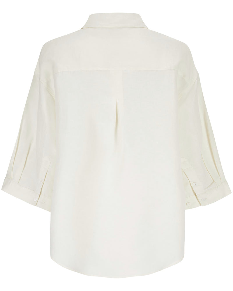 Palazzo Blouse "Brigitte" - Vanilla