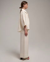 Palazzo Blouse "Brigitte" - Vanilla