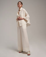 Palazzo Pants "Brigitte" - Vanilla