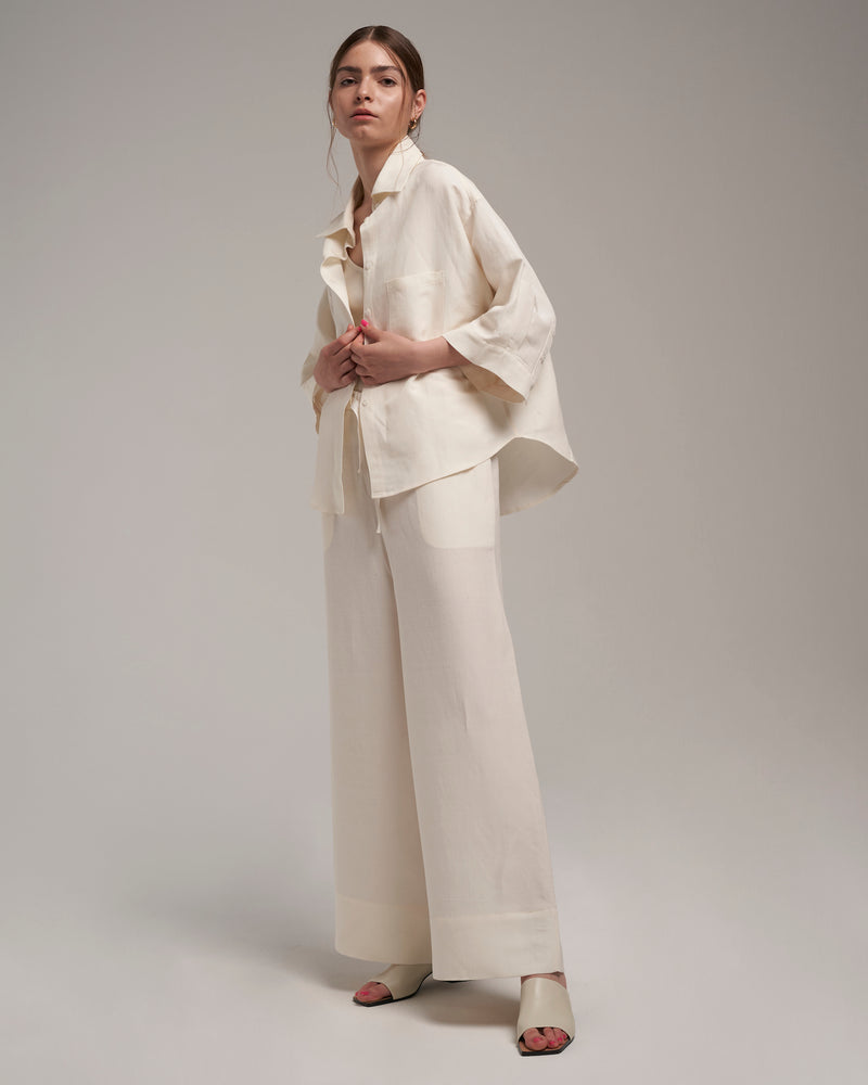 Palazzo Pants "Brigitte" - Vanilla