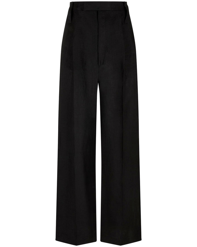 Linen Pants "Marlene" - Black