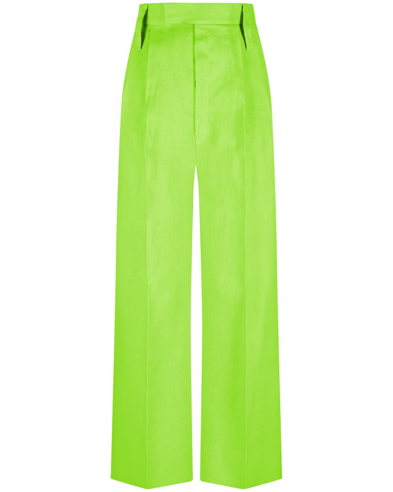 Linen Pants "Marlene" - Lime