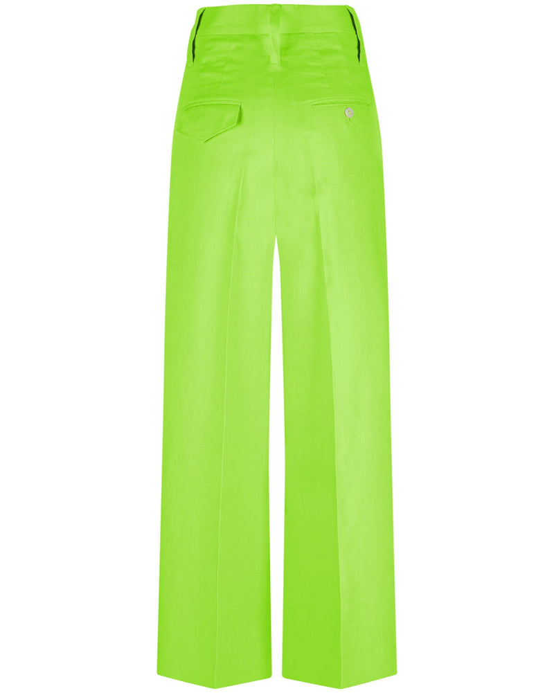 Linen Pants "Marlene" - Lime