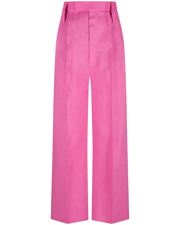Linen Pants "Marlene" - Peonie