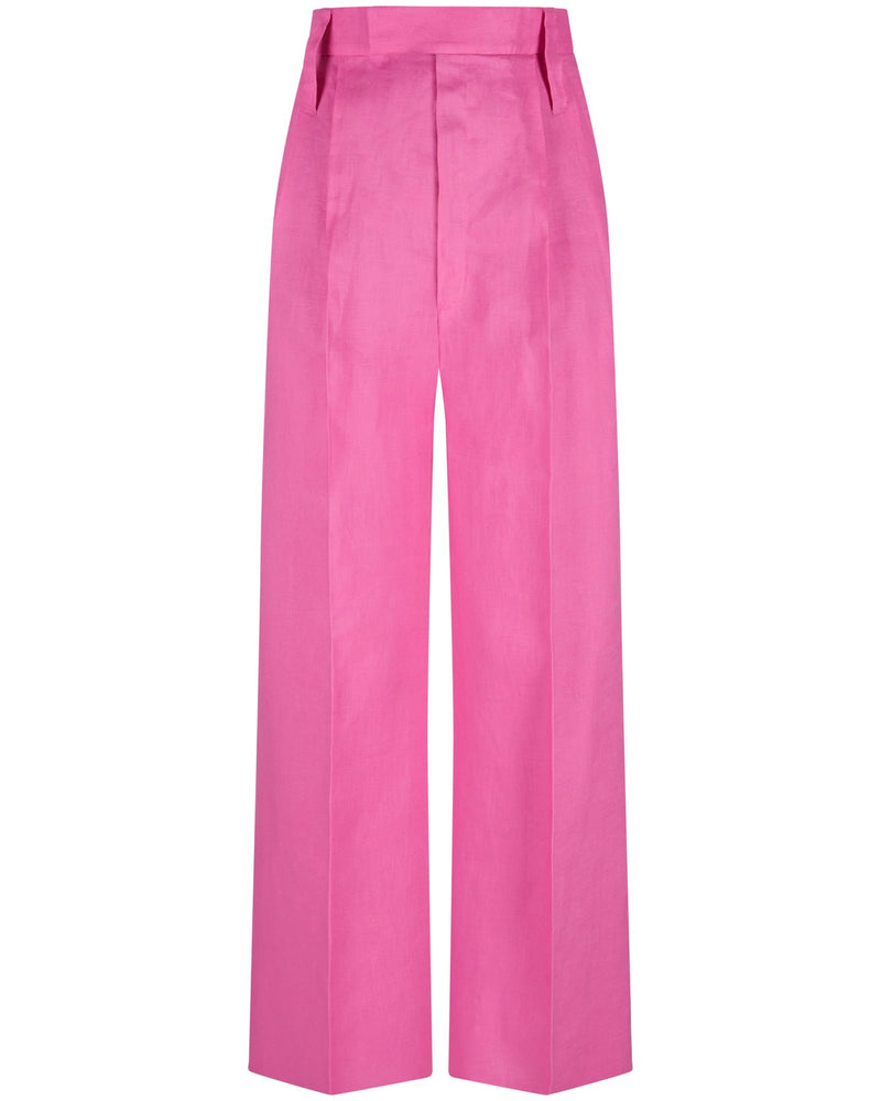 Linen Pants "Marlene" - Peonie