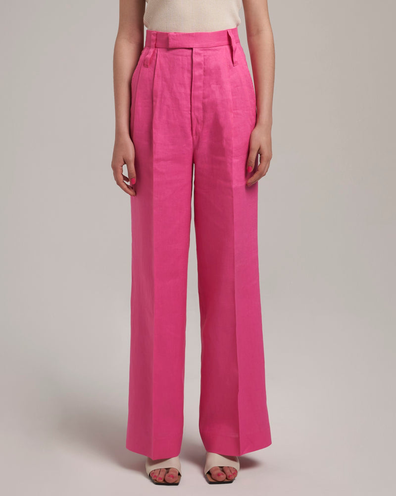 Linen Pants "Marlene" - Peonie