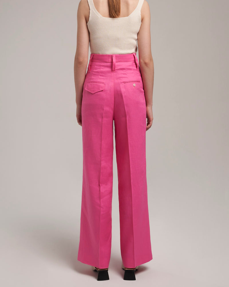 Linen Pants "Marlene" - Peonie