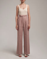 Linen Pants "Marlene" - Dusty Pink