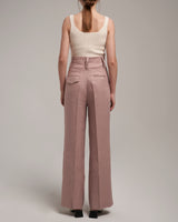 Linen Pants "Marlene" - Dusty Pink