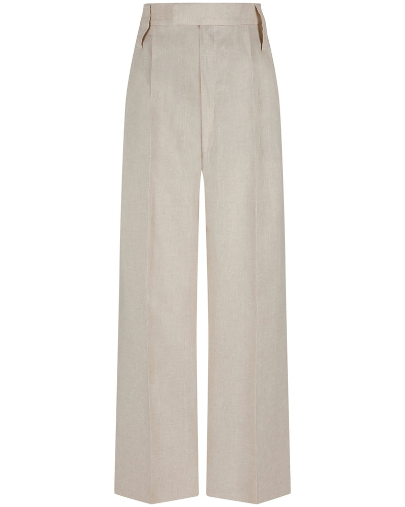Linen Pants "Marlene" - Sand