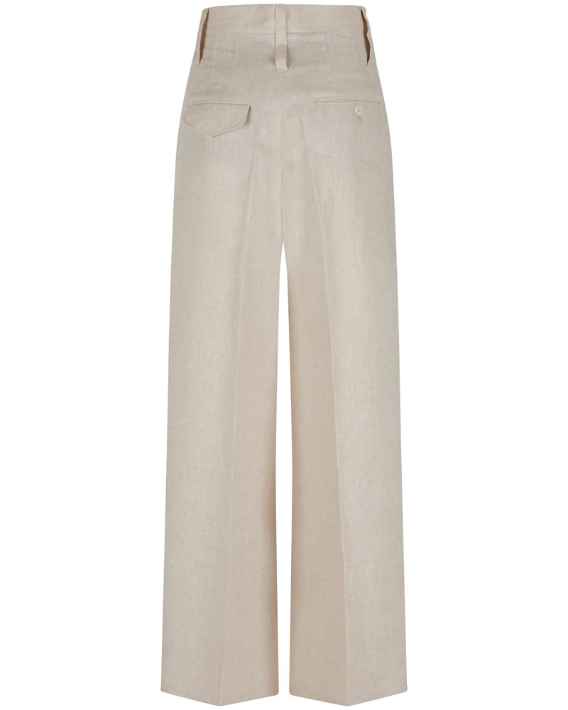 Linen Pants "Marlene" - Sand