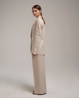Linen Pants "Marlene" - Sand