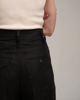 Linen Shorts "Marlene" - Black